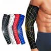 1 шт., дышащие нарукавники с защитой от ультрафиолета, противоскользящие накладки для татуировок, компрессионные солнцезащитные кремы из ледяного шелка, охлаждающие спортивные рукава