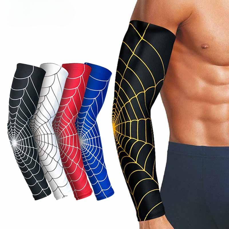 1 шт., дышащие нарукавники с защитой от ультрафиолета, противоскользящие накладки для татуировок, компрессионные солнцезащитные кремы из ледяного шелка, охлаждающие спортивные рукава