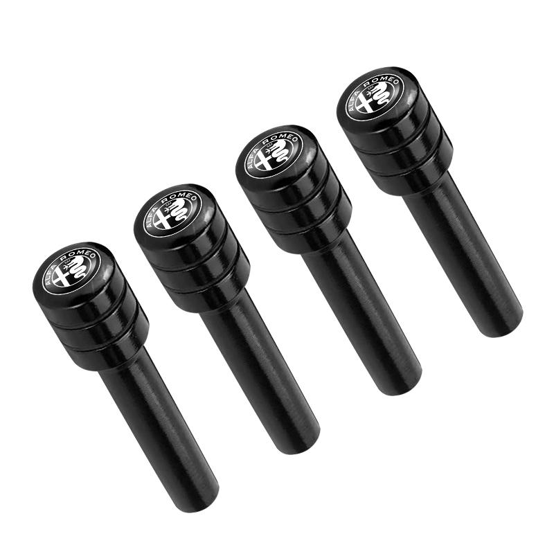 Для Alfa Romeo 2/4 шт. Штифт замка двери автомобиля Стержень замка двери Ручка двери Ручка для вытягивания Страховка безопасности Для Alfa Romeo serpent Giulia 159 156 MIT