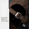 Solid Color Newsboy Peaked Cap Versatile Metal Rivet Hat Fashion Flat Top Hat  Women