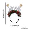 4pcs/set 2026 New Year Headband Glitter Star Headband Plastic Party Decor Christmas NYE Celebration Accessory Photo Props