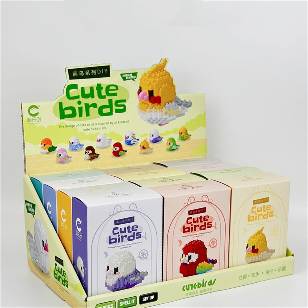 Bird Building Blocks For Kids Boys And Girls Building Bricks Toy For Decorating Small Creative Educational Toys