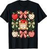 Coquette Apple Picking Season Bows Teacher T-Shirt