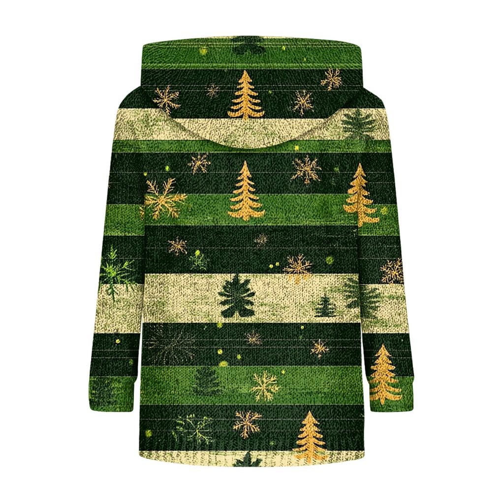 Женская модная повседневная толстовка с капюшоном и длинными рукавами с принтом