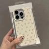 Розовые Цветы Личи Узор Силиконовый Чехол Для IPhone 16 Pro Max 15 14 Plus 13 12 11 Для IPhone X XS Max XR Ударопрочный Чехол