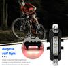 Universal LED Bike Tail Light Super Bright Waterproof USB Rechargeable Simple Installation Bicycle Rear Cycling Safety Flashlight