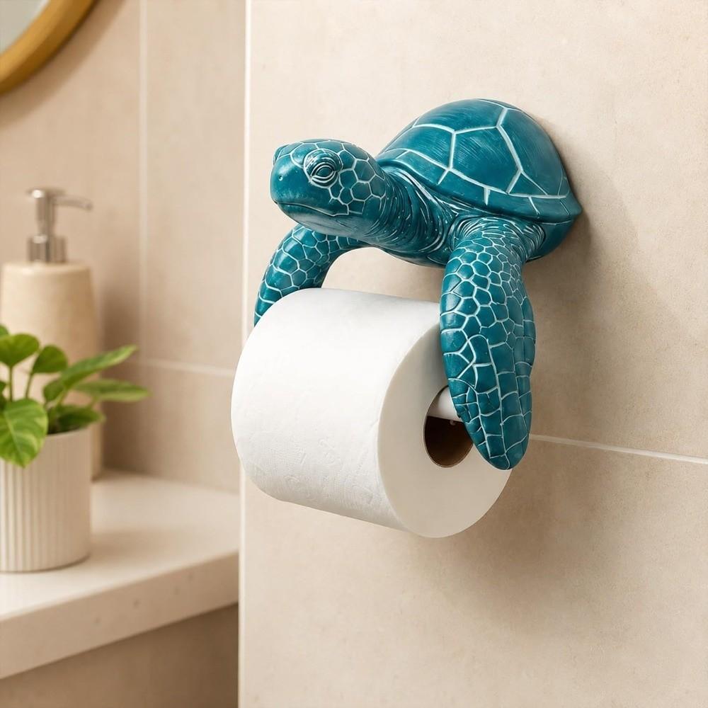 Shark Turtle Paper Towel Stand 3D Printed Toilet Tissue Rack Novelty Tissue Roll Holder Home