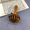Portable Sandalwood Gua Sha Massage Brush Head Neck Abdominal Leg Body Meridian Massager Wooden Massage Tools