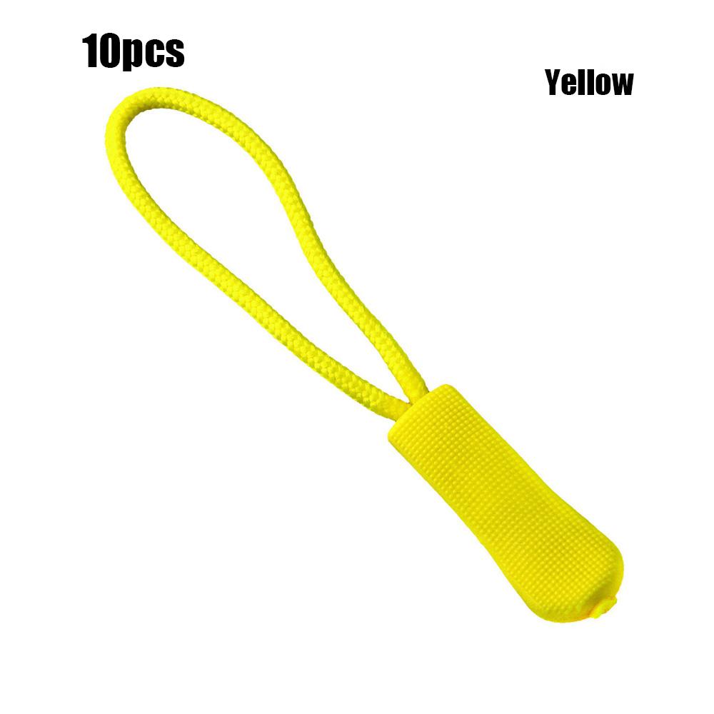 10 шт./упак. Запасной шнурок-бегунок для молнии рюкзака, куртки, веревочные pullers, зажим-пряжка для сумок, бегунок на молнии, чемодан, инструменты для дорожной одежды