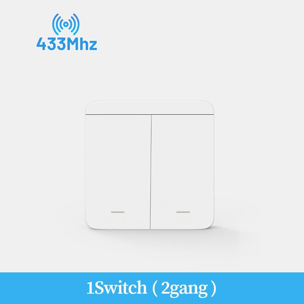 AC85-265V Wireless Smart Switch 1/2/3Gang Remote Control Switch Wall Panel Switch Home Automation