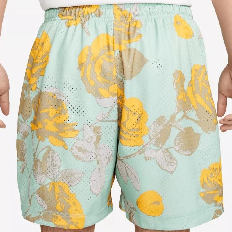 Nike Спортивная одежда Authentics All Over Print Прямые шорты мужские шорты эмалево-зеленые FJ1651-308