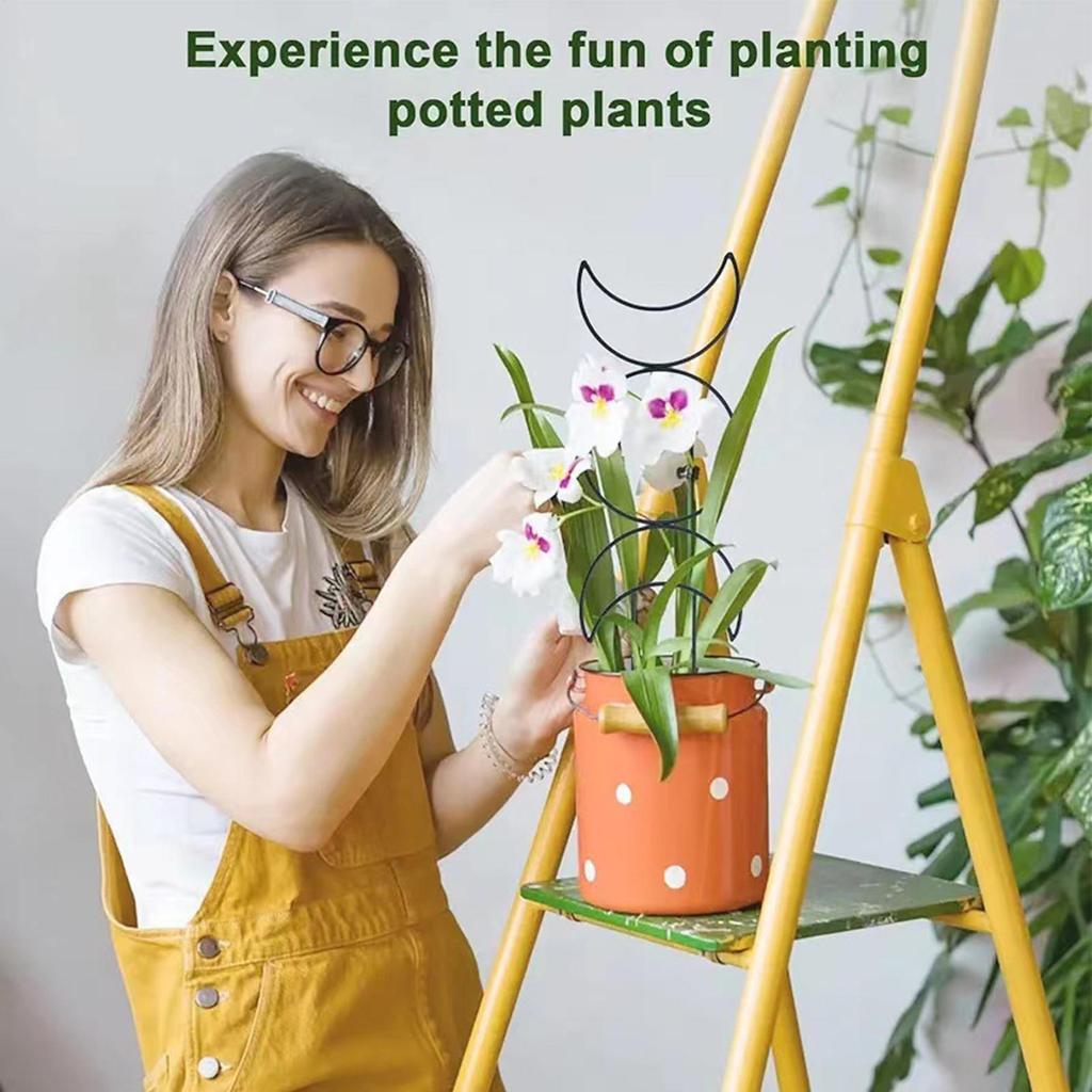 Шпалера для горшечных растений, садовая шпалера для вьющихся растений, для комнатных горшечных растений, металлические конструкции-обелиски для выращивания комнатных растений