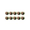 Car Stickers For Alfa Romeo 5/10PCS 14mm Car Remote Key Sticker RX Aluminum Badge For Alfa Romeo 159 Sportwagon Giulietta Mito 147