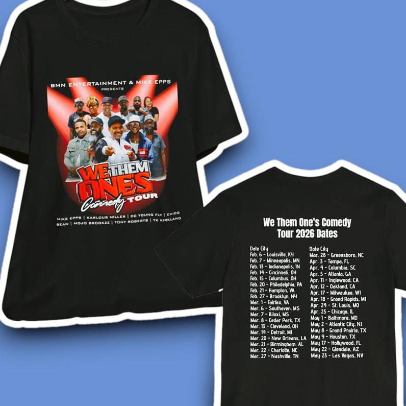 We Them One’s 2026 Live Tour Dates Graphic Shirt
