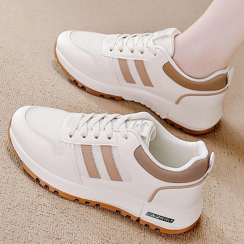 Sneakers Women's Autumn New Mesh Breathable and Comfortable Versatile Women's Casual Shoes Lightweight Soft-soled Dad Shoes