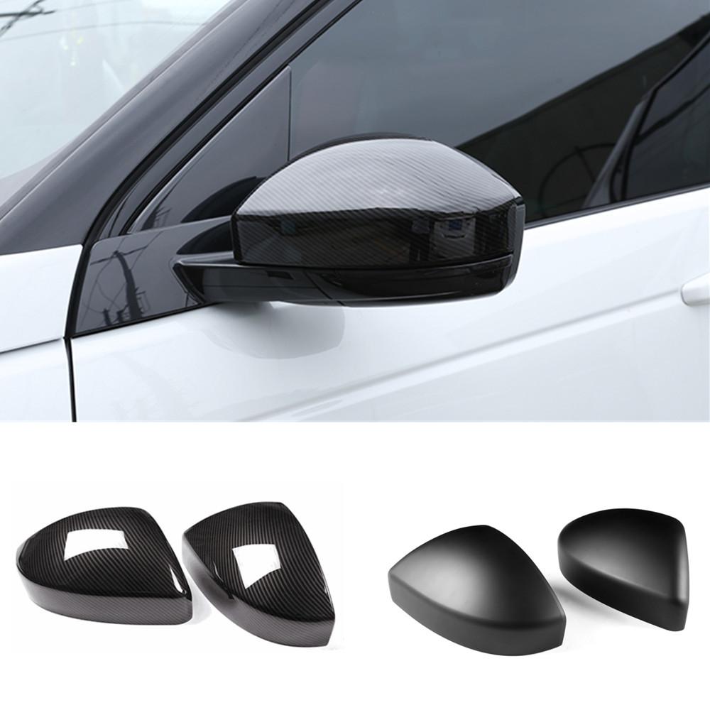 Чехол на зеркало заднего вида в стиле углеродного волокна для Land Rover Discovery Sport Range Rover Velar Evoque для Jaguar F-Pace