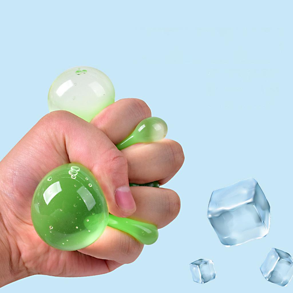 Прозрачная квадратная пищалка Музыка - Сенсорная сжимаемая игрушка, Артефакт для снятия стресса, Случайный цвет