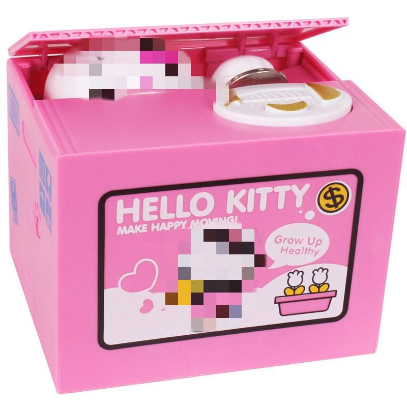 Игрушка кот Санта-Клаус, ворующий деньги, Единорог копилка: Детский музыкальный копилка Рождественский подарок