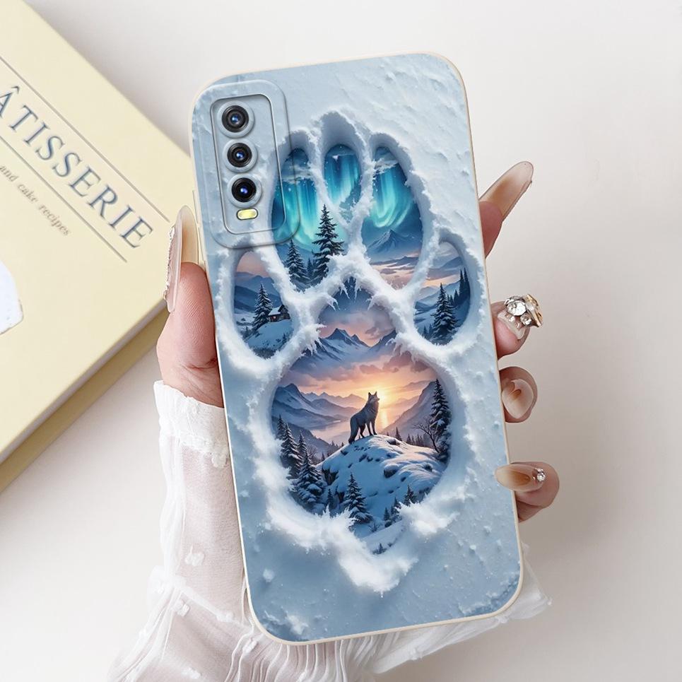 Для vivo V2027 V2028 V2029 Чехол Vivo Y11s Y12s Y20 Y20s Y20i Y20a Задняя крышка Мультяшное животное Кролик Кошка Чехол для телефона Мягкий силикон