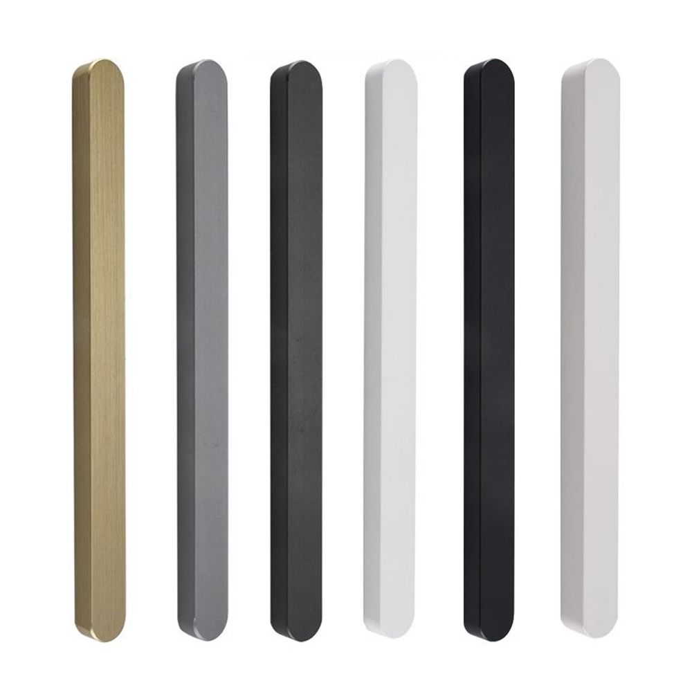 Self-adhesive Stick On Sliding Door Handles Aluminium Alloy 7 Inch Drawer Pulls Punch-free Multifunctional Cabinet Handles