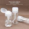 120/200ml Push Flip Cap Makeup Remover Bottle, PET Plastic Nail Polish Remover & Toner Bottle