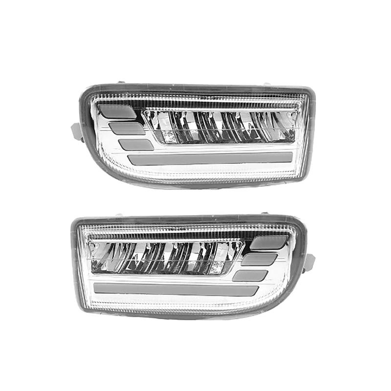 Высококачественные светодиодные противотуманные фары для автомобиля DRL для Toyota Land Cruiser 100 LC100 UZJ100 FZJ10 1998-2008 Автомобильные аксессуары Противотуманные фары в сборе