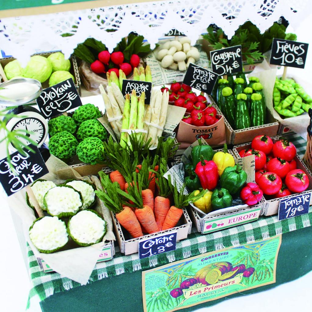 Billy Handmade Dollhouse Kit Paris Marche Kit Paris Greengrocer 8842