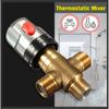Brass Thermostat Faucet Adjustable Mixing Valve Bathroom Water Temperature Control Faucet Cartridges