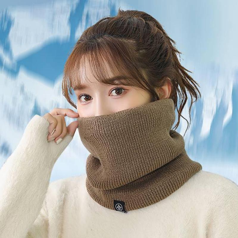 Осенне-зимний бархатный утолщенный шарф Унисекс Корейская версия Универсальный для улицы, отдыха, спорта, велоспорта Защита шеи от холода