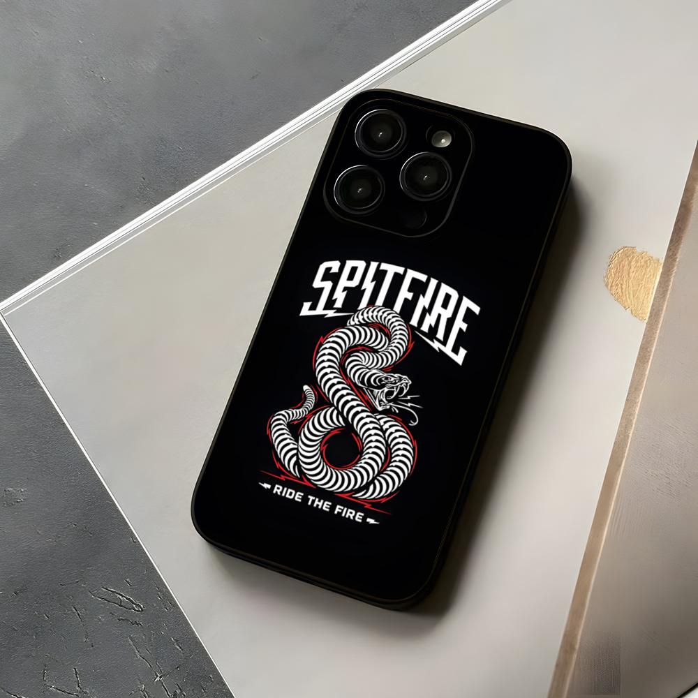 Spit Fires SkateBoards Phone Case For Iphone 15 16 12 Peace 14 Se 2020 2022 Pro Max 11 13 Xr X Xs Plus Funda Shell Cover