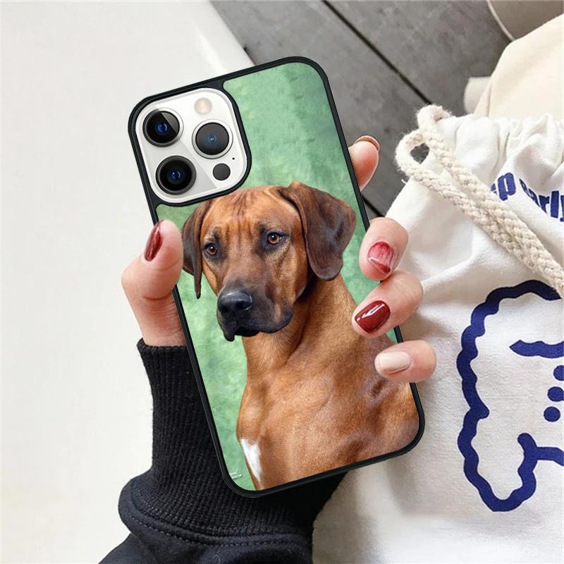 Чехол для телефона с изображением Родезийской собаки-риджбека для iPhone 17 Air 15 16 Чехол 11 13 14 Pro Max 12 Plus Max Fundas