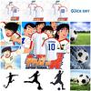 Футболка Captain Tsubasa Atom Hutton Football, футболка с изображением японского косплея, мультяшная анимация, дышащая, быстросохнущая, винтажная, с коротким рукавом, униформа