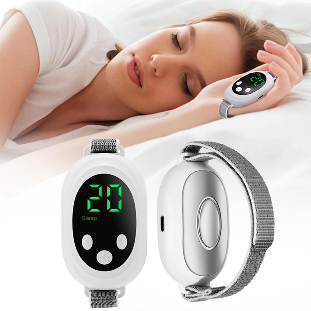 20 Levels Sleep Aid Device EMS Sleep Aid Machine Sleep Instrument for Insomnia Stress Anxiety Relief Palm Pulse Massager