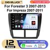 Android 12 Автомобильное радио для TSubaru Forester 3 SH 2007-2013 для Impreza GH 2 Din Carplay Автоматические интеллектуальные системы Smart Autoradio