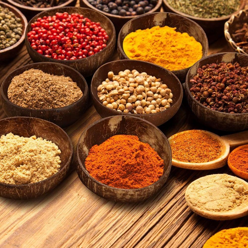 Reusable Coconut Bowls Natural Serving Dishes New Utensils Breakfast