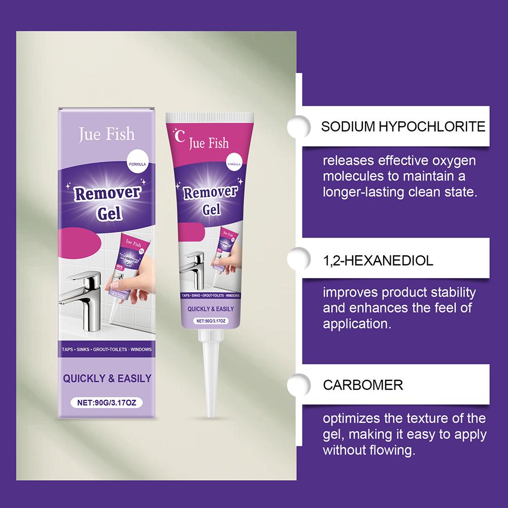 Powerful Mold Remover Cleaning Gel Household Tile Gaps Cleaner Fast-Acting Surface Stubborn Stains Bathroom Kitchen Accessories