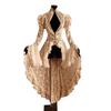 Lace Gothic Dress Floral Lace Cosplay Dress Maxi Dress Renaissance Dress  Vintage