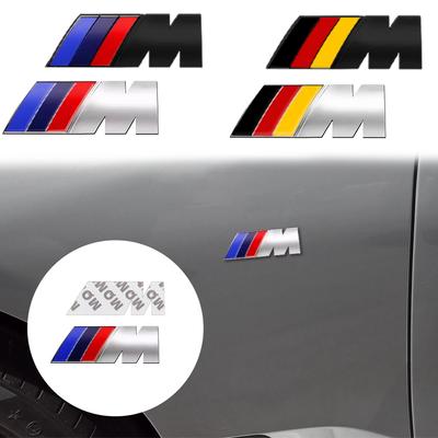 Для M POWER F13 F15 F16 F30 F34 F32 F31 E36 E46 E39 3D Металлическая эмблема автомобиля Наклейка для украшения кузова багажника Автомобильная наклейка для модификации