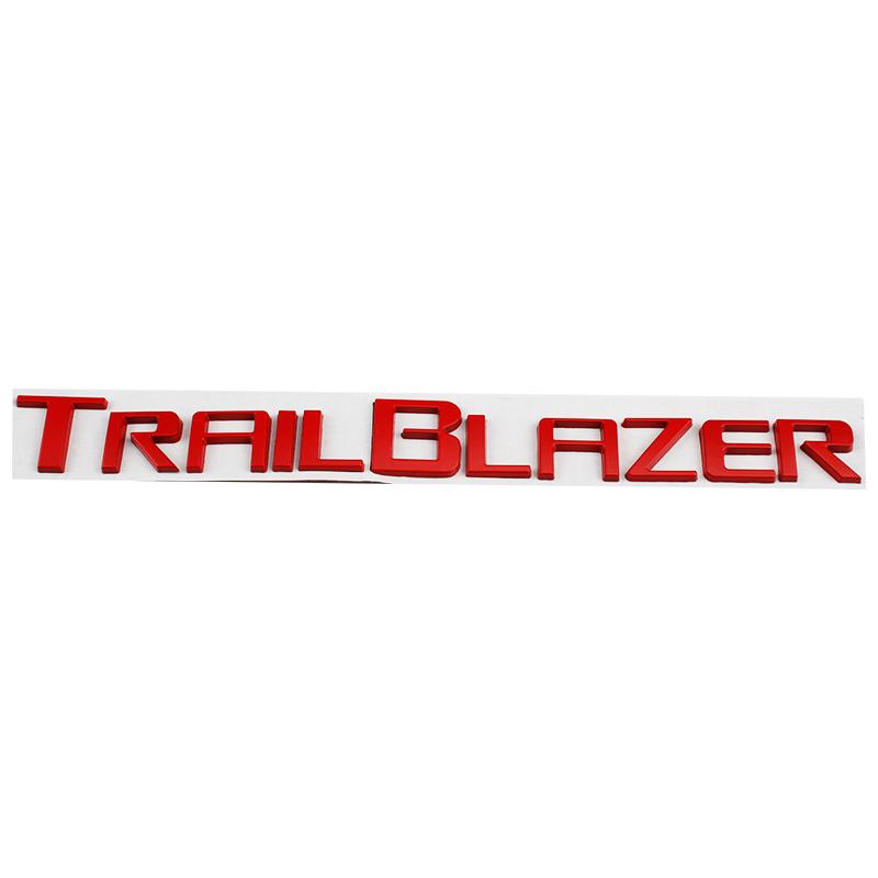 Автомобильные 3D Металлические Буквы Логотип Наклейки Наклейка Для Chevrolet Trail Blazer Задний Багажник Автомобиля Алфавитный Эмблема Значок Стайлинг Наклейки