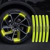 Car Wheel Hub Reflective Stickers Tire Rim Luminous Accessories For Civic Accord Crider City XRV CRV HRV Inspire Fit Odyssey Envix