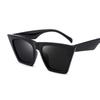 Fashion Sunglasses Woman Square Cat Eye Design Luxury Sunglasses Female Cool Vintage Black  Feminino