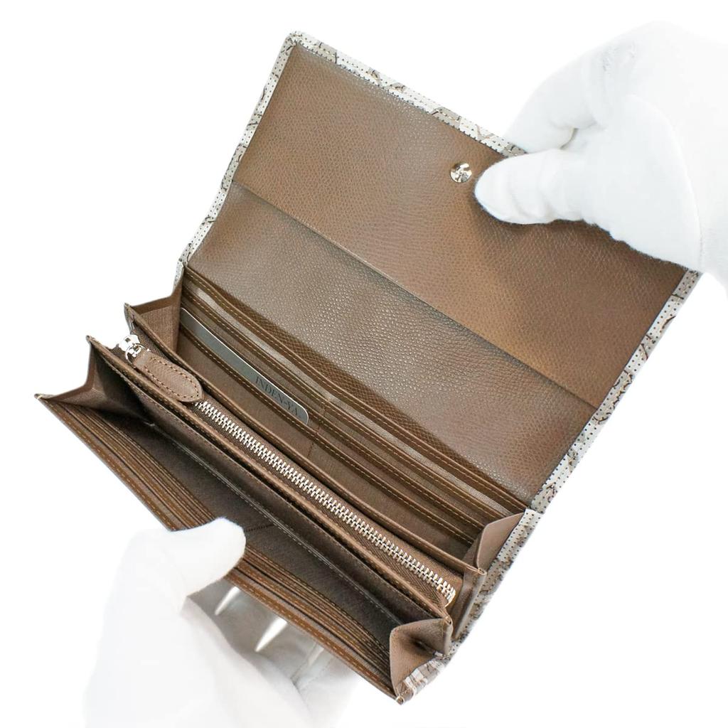 Inden Long Large Coin Purse Deerskin SARAMAS 7425 [Indenya] Wallet, Capacity, Included,