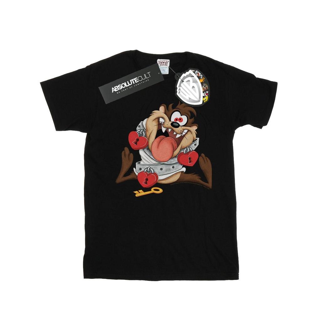 Looney Tunes Mens Taz Valentine´s Day Madly In Love T-Shirt