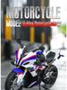 Alloy 1:10 BMW S1000RR Motorcycle Model with Sound and Light Features