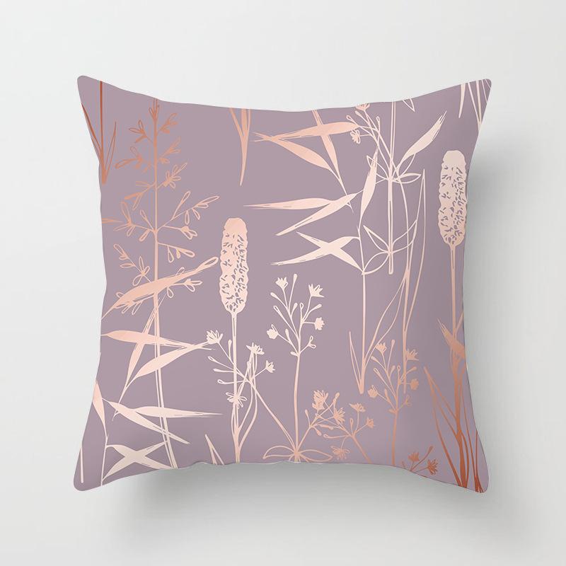 Новая наволочка цвета розового золота, розовая, персиковая, с эффектом персиковой кожи, для дома, диванная, на подушку, чехол