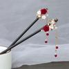 Rose Ancient Headwear Wooden Hairpin Ancient Style Hairpin Hanfu Hair Sticks Chinese Style Headwear