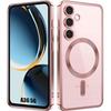 Case for Samsung Galaxy A36 5G - BOOLING - with Magnetic Circle Camera Protection - Pink