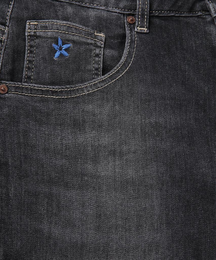 PANICALE Slim Black Washed Jeans