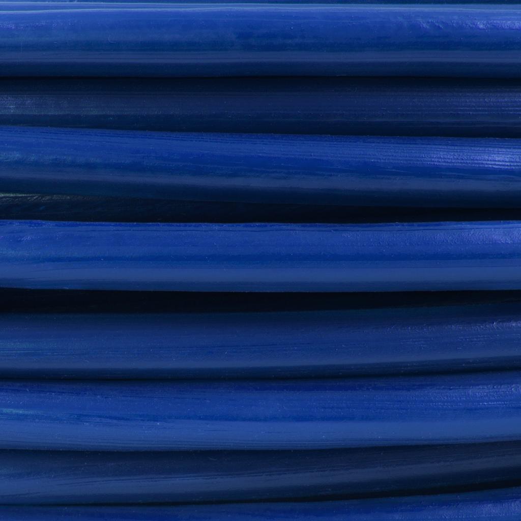 1m DRAHTSEIL in PVC 5/8mm BLAU verzinkt Stahlseil Seil Draht Stahl