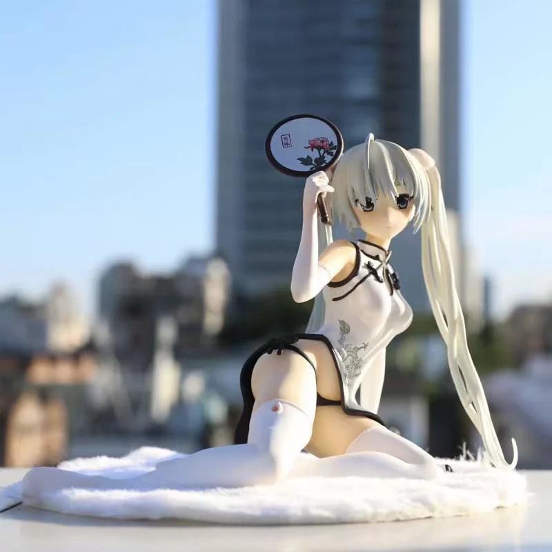 12СМ Аниме Yosuga No Sora Касугано Сора Фигурка Стиль Платья Чинао Ципао Милая Модель Игрушка Подарок Украшения PVC